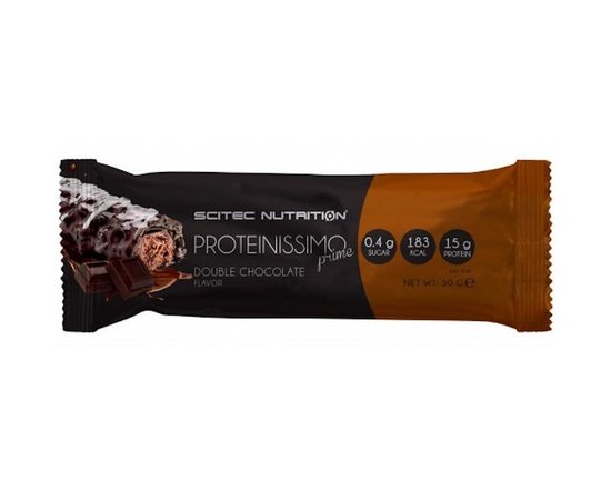 Scitec Nutrition Proteinissimo 50 g, Смак: Double Chocolate / Подвійний Шоколад, image 