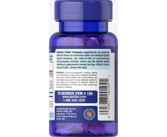 Puritan's Pride Vitamin B-Complex and Vitamin B-12 90 tabs, Puritan's Pride Vitamin B-Complex and Vitamin B-12 90 tabs , изображение 3 в интернет магазине Mega Mass