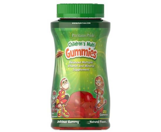 Puritan's Pride Children's Multivitamins & Mineral Gummies 120 gummies, image 
