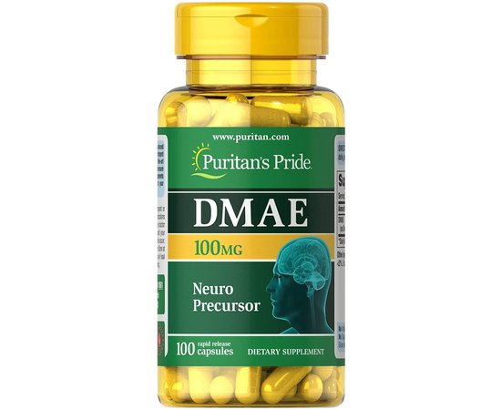 Puritan's Pride DMAE 100 mg 100 caps, image 
