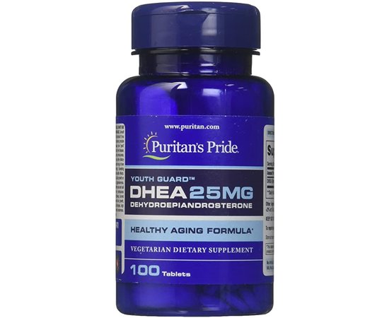 Puritan's Pride DHEA 25 mg 100 tabs, image 