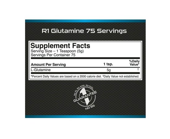 Rule Оne Glutamine 375 g, Rule Оne Glutamine 375 g , изображение 2 в интернет магазине Mega Mass