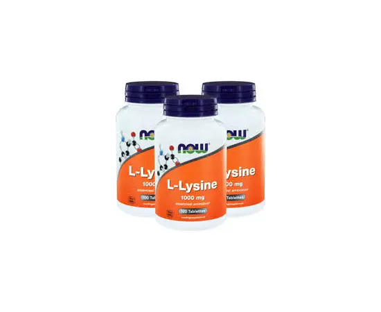 NOW L-Lysine 1000 mg 100 tabs, NOW L-Lysine 1000 mg 100 tabs , изображение 3 в интернет магазине Mega Mass
