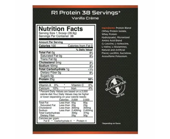Rule One Protein 1144 g, Rule One Protein 1144 g , изображение 2 в интернет магазине Mega Mass