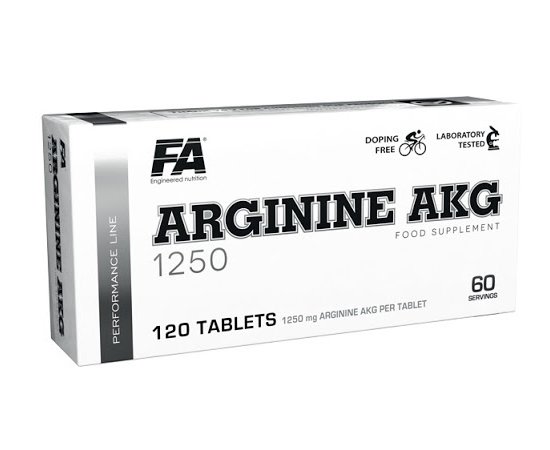 Fitness Authority Arginine AKG 1250 mg 120 tabs, image 