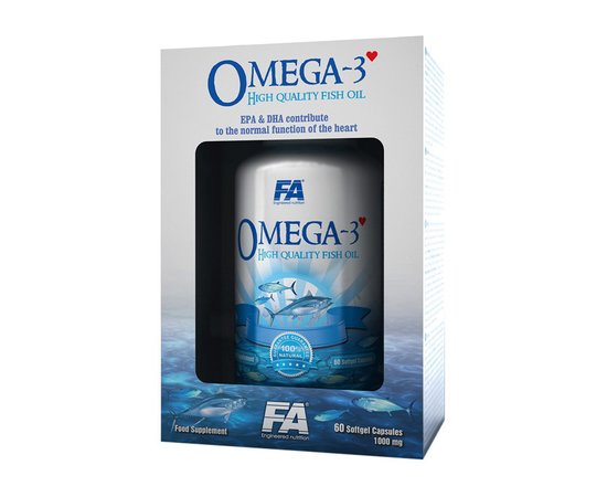 Fitness Authority Omega 3 60 caps, image 