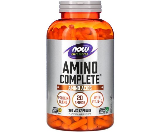 NOW Amino Complete 360 caps, Фасовка: 360 caps, image 