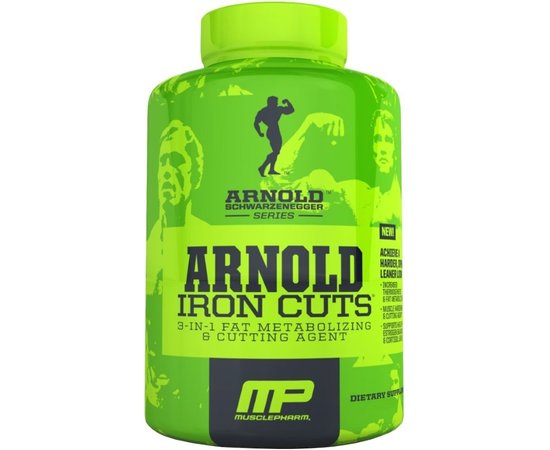 Muscle Pharm Arnold Series Iron Cuts 90 caps, image 