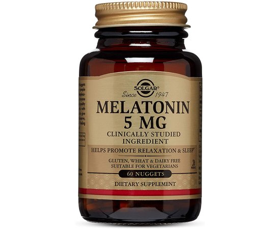 Solgar Melatonin 5 mg 60 tabs, Solgar Melatonin 5 mg 60 tabs  в интернет магазине Mega Mass