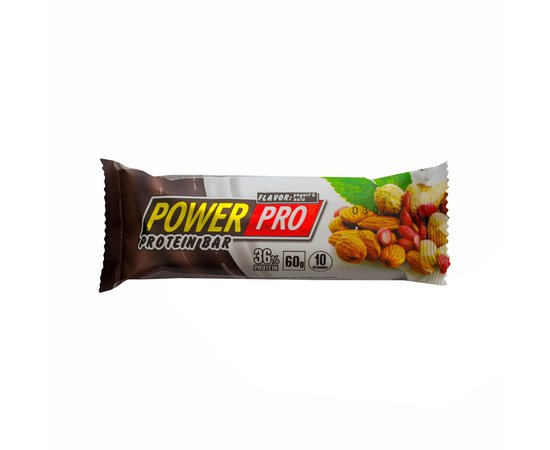 Power Pro Protein Bar 36% 60 g Йогурт-Горіх, image 