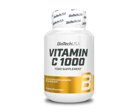 BioTech Vitamin C 1000 30 tabs, BioTech Vitamin C 1000 30 tabs  в интернет магазине Mega Mass
