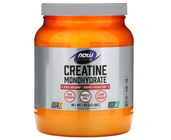 NOW Creatine Monohydrate 1 kg, NOW Creatine Monohydrate 1 kg  в интернет магазине Mega Mass