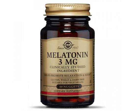 Solgar Melatonin 3 mg 60 tabs, image 