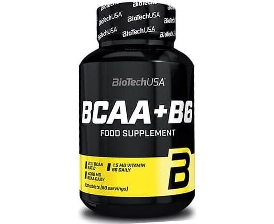BioTech BCAA+B6 100 tab, BioTech BCAA+B6 100 tab  в интернет магазине Mega Mass