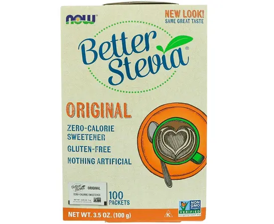 NOW Better Stevia 100 packets, NOW Better Stevia 100 packets  в интернет магазине Mega Mass