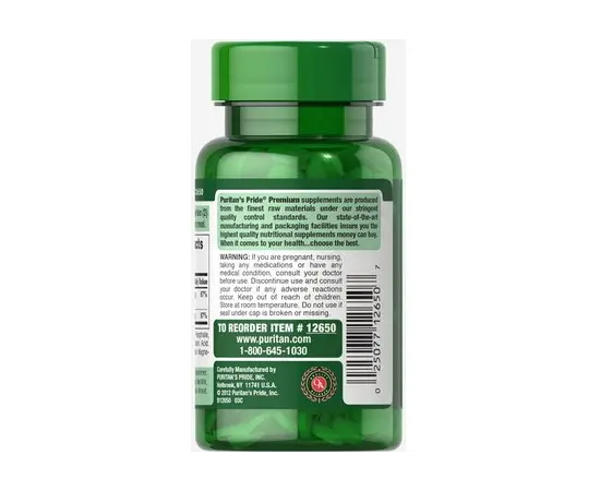 Puritan's Pride Magnesium with Zinc 100 tabs, image , зображення 3