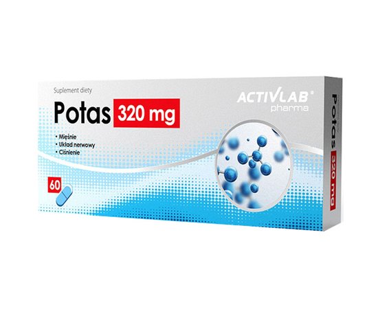 ActivLab Potas 320 mg 60 caps, image 
