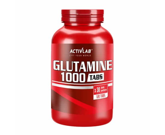 Activlab Glutamine 1000 120 tabs, Фасовка: 120 tabs, Смак: Unflavored  / Без смаку, image 