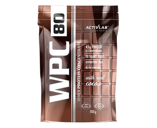 ActivLab WPC 80 Standard 700 g, Смак: Milk Chocolate / Молочний Шоколад, image 