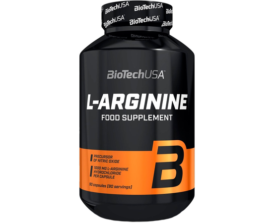 BioTech L-Arginine 90 caps, image 