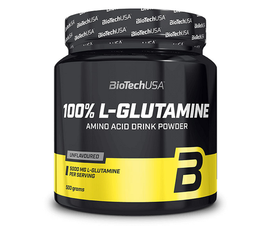 BioTech L-Glutamine 100% 500 g, Фасовка: 500 g, Вкус: Unflavored  / Без вкуса, BioTech L-Glutamine 100% 500 g, Фасовка: 500 g, Вкус: Unflavored  / Без вкуса  в интернет магазине Mega Mass