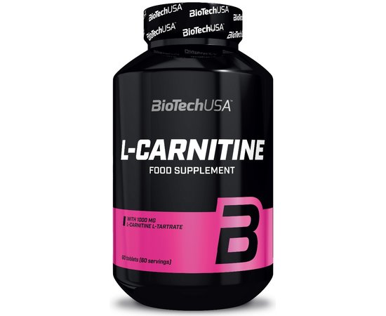 BioTech L-Carnitine 1000 60 tabs, image 