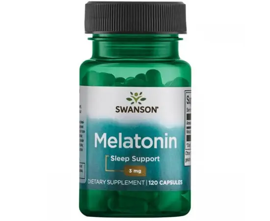 Swanson Melatonin 3 mg 120 caps, Swanson Melatonin 3 mg 120 caps  в интернет магазине Mega Mass