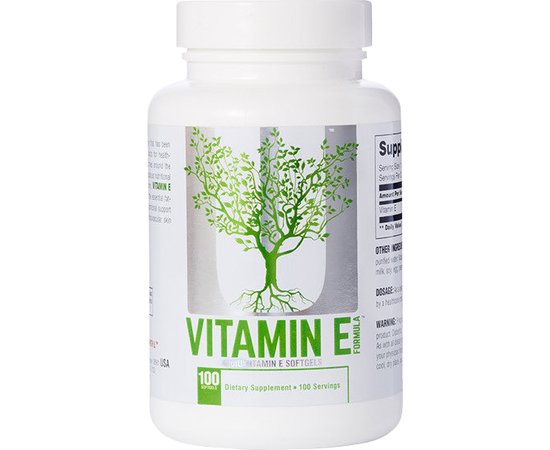 Universal  Vitamin E 100 caps, image 