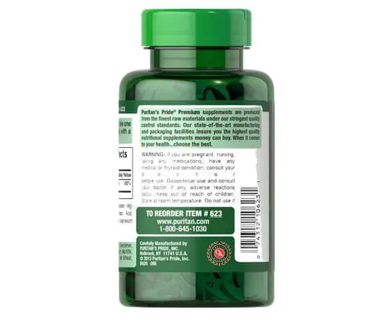 Puritan's Pride Sea Kelp 200 mcg 250 caps, image , зображення 3