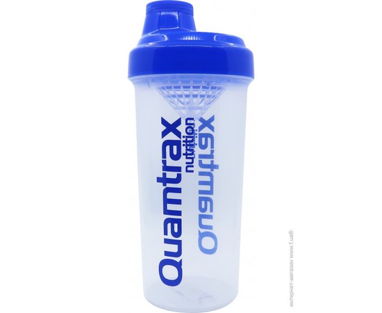 Quamtrax Shaker bottle 750 ml clear/blue, image 