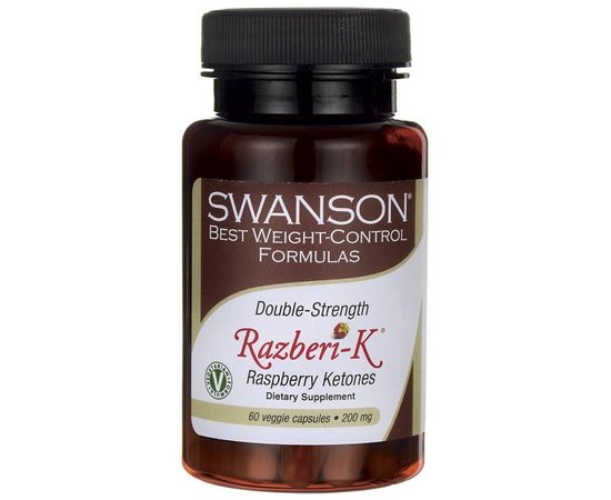 Swanson Razberi-K 200 mg 60 caps, image 