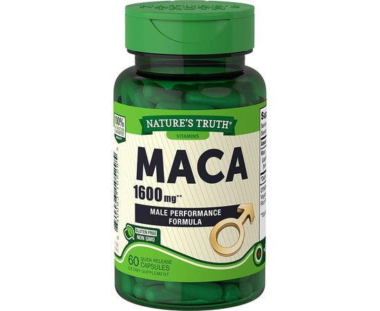 Nature's Truth MACA 1600 mg 60 caps, image 