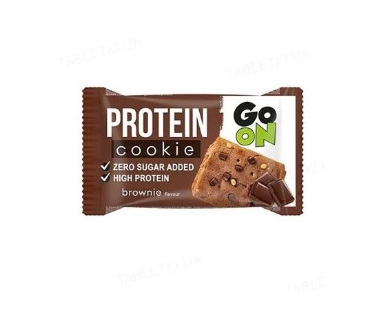 Go On Протеїнове печиво 50 г, Смак: Chocolate Brownies / Шоколадне Тістечко, image 