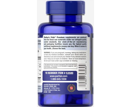 Puritan's Pride Absorbable Calcium Magnesium + Vitamin D3 60 softgels, image , зображення 2