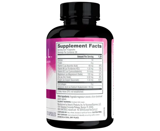 Neocell Marine Collagen 120 caps, Neocell Marine Collagen 120 caps , изображение 2 в интернет магазине Mega Mass