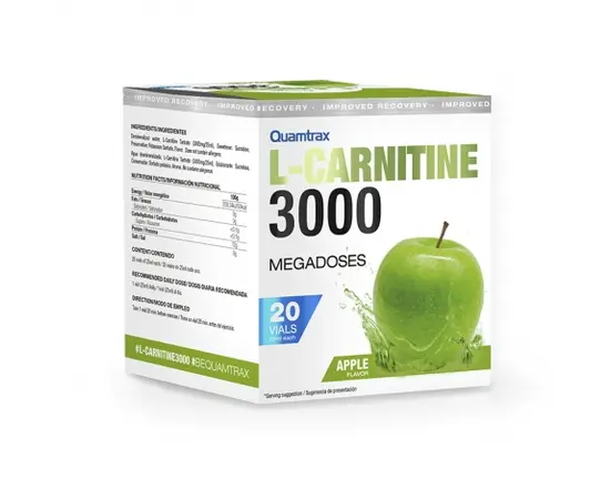 Quamtrax L-Carnitine 3000 - 20 флаконов, Вкусы: Green Tea / Зеленый Чай, Quamtrax L-Carnitine 3000 - 20 флаконов, Вкусы: Green Tea / Зеленый Чай , изображение 6 в интернет магазине Mega Mass
