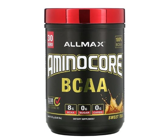 Allmax Aminocore BCAA 315 g, Смак: Sweet Iced Tea / Солодкий Холодний Чай, image 