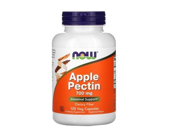 NOW Apple Pectin 700 mg 120 caps, image 