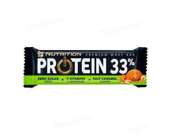 Go On Nutrition Protein Bar 33% Солена карамель, image 