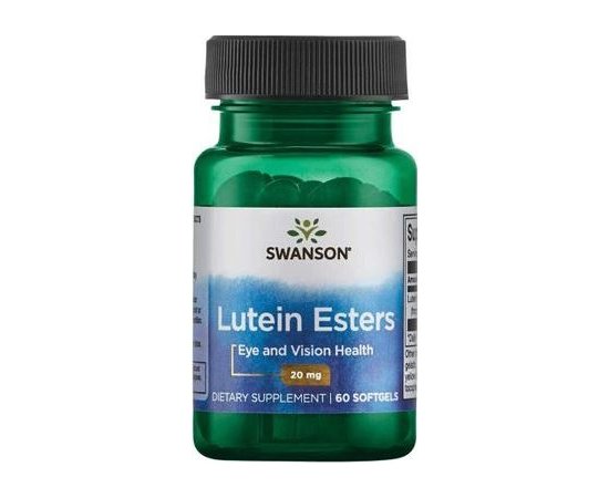 Swanson Lutein Esters 20mg 60 softgels, image 