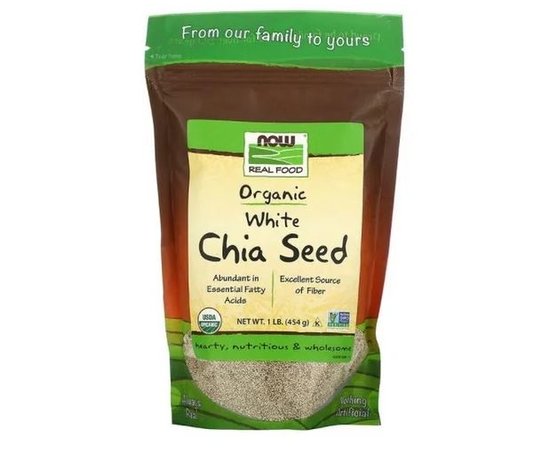 NOW  White Chia Seed 454 g, image 