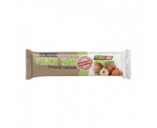 Power Pro Vegan Bar 60 g Nuts, image 
