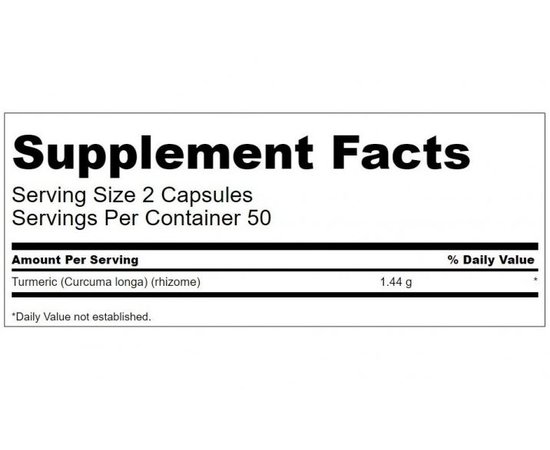 Swanson Turmeric 720 mg 100 caps, image , зображення 2