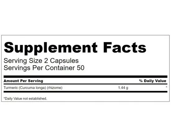 Swanson Turmeric 720 mg 100 caps, Swanson Turmeric 720 mg 100 caps , изображение 2 в интернет магазине Mega Mass