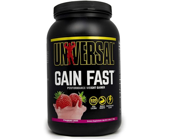 Universal Gain Fast 2300 g, Смак:  Strawberry / Полуниця, image 