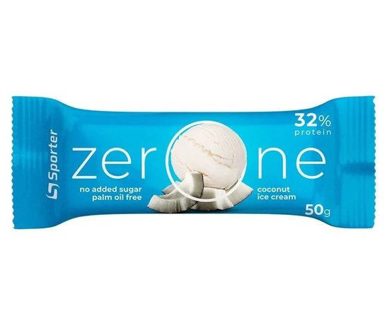 Sporter Zero One 50г, Смак: Creamy Coconut / Кремовий Кокос, image 