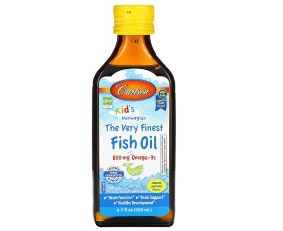 Carlson Kid's Fish Oil 800 mg 200 ml, image 