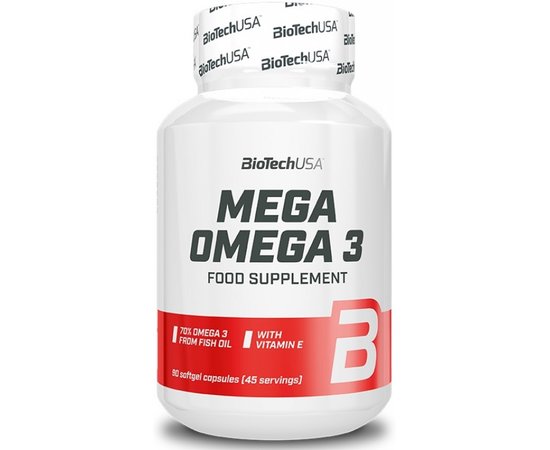 BioTech Mega Omega 3 90 caps, BioTech Mega Omega 3 90 caps  в интернет магазине Mega Mass