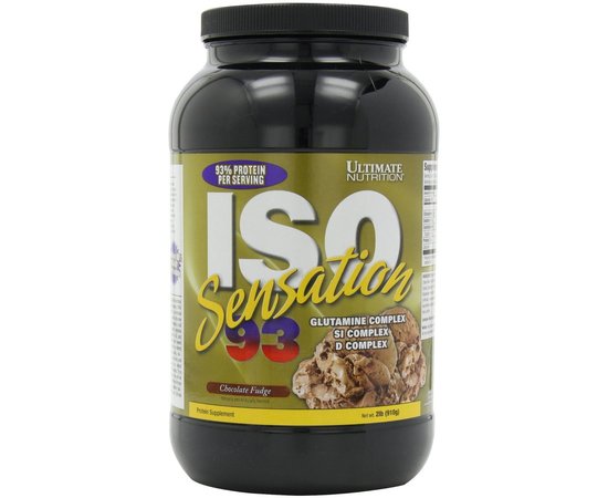 Ultimate Nutrition ISO Sensation 93% 908 g, Фасовка: 908 g, Смак:  Strawberry / Полуниця, image 
