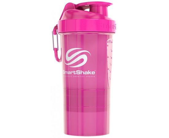 Smartshake O2GO 600ml - Neon Pink, image 